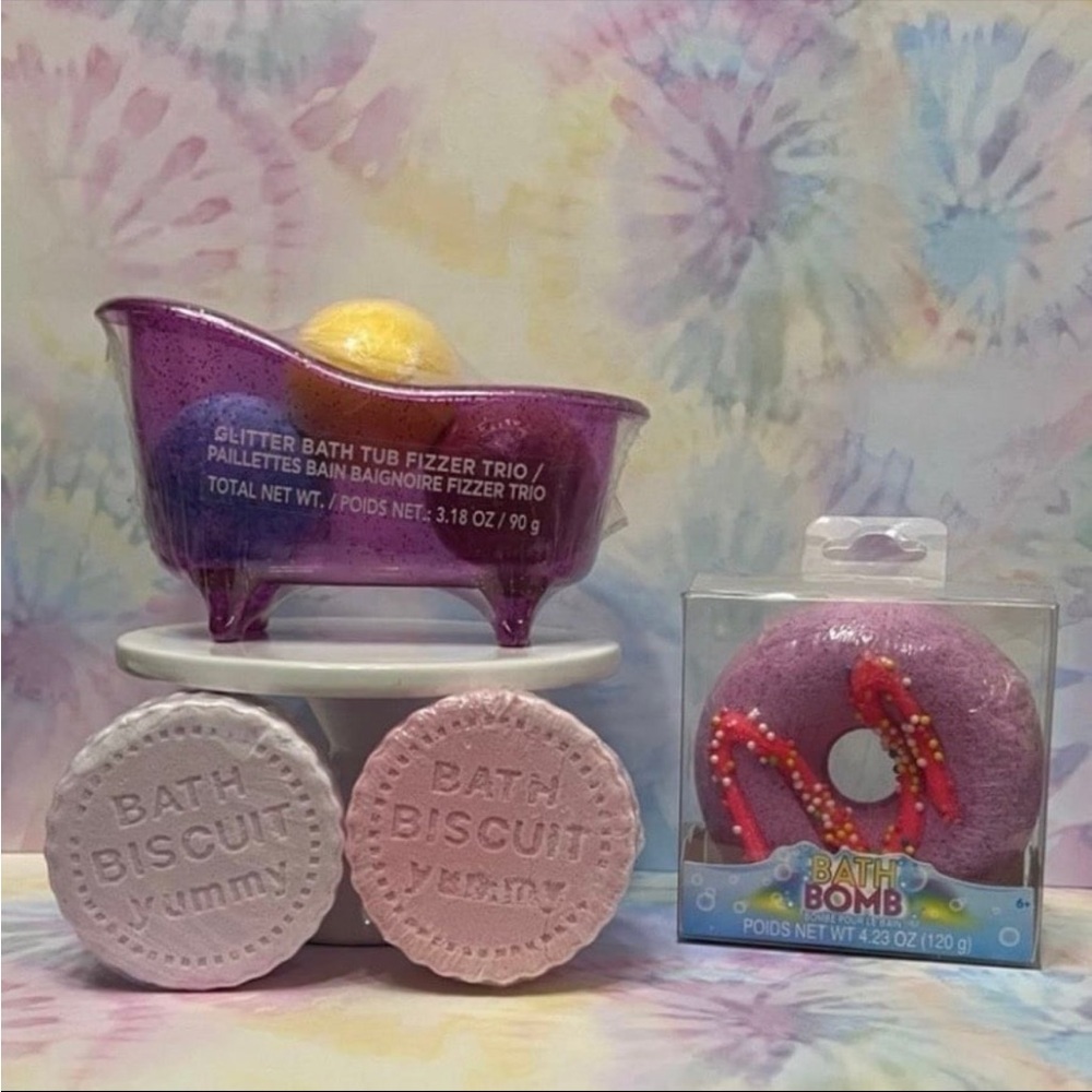 Bath Bomb Variety Lot Of 6 New In Packages